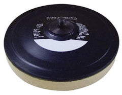 AutoQuip - 6" Diam Hook & Loop Disc Backing Pad - Medium Density, 10,000 RPM - Benchmark Tooling