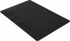 Wearwell - 3' Long x 2' Wide, Dry Environment, Anti-Fatigue Matting - Black, Vinyl with Vinyl Sponge Base, Beveled on 4 Sides - Benchmark Tooling