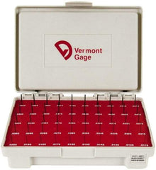 Vermont Gage - 50 Piece, 0.0115-0.0605 Inch Diameter Plug and Pin Gage Set - Plus 0.0002 Inch Tolerance, Class ZZ - Benchmark Tooling