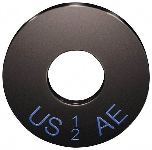 Jergens - 1" Screw, Case Hardened Steel USS/SAE Flat Washer - 1-1/16" ID x 2-1/2" OD, 1/4" Thick, Black Oxide Finish - Benchmark Tooling