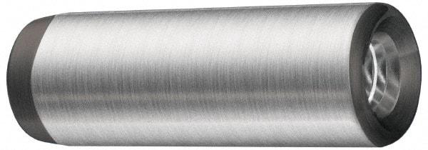 Jergens - 5/16" Diam x 2" Pin Length Alloy Steel Pull Out Dowel Pin - C 47-58 & C 60-64 (Surface) Hardness, 1 Beveled & 1 Threaded End - Benchmark Tooling