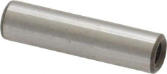 Jergens - 1/4" Diam x 1" Pin Length Alloy Steel Pull Out Dowel Pin - C 47-58 & C 60-64 (Surface) Hardness, 1 Beveled & 1 Threaded End - Benchmark Tooling