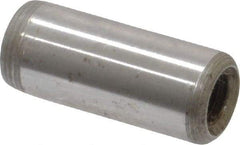 Jergens - 5/16" Diam x 3/4" Pin Length Alloy Steel Pull Out Dowel Pin - C 47-58 & C 60-64 (Surface) Hardness, 1 Beveled & 1 Threaded End - Benchmark Tooling