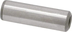 Jergens - 5/16" Diam x 1" Pin Length Alloy Steel Pull Out Dowel Pin - C 47-58 & C 60-64 (Surface) Hardness, 1 Beveled & 1 Threaded End - Benchmark Tooling