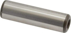 Jergens - 1/2" Diam x 1-3/4" Pin Length Alloy Steel Pull Out Dowel Pin - C 47-58 & C 60-64 (Surface) Hardness, 1 Beveled & 1 Threaded End - Benchmark Tooling