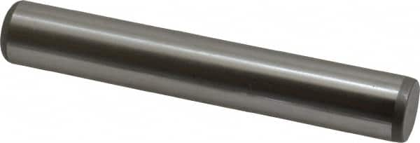 Jergens - 5/8" Diam x 4" Pin Length Alloy Steel Pull Out Dowel Pin - C 47-58 & C 60-64 (Surface) Hardness, 1 Beveled & 1 Threaded End - Benchmark Tooling