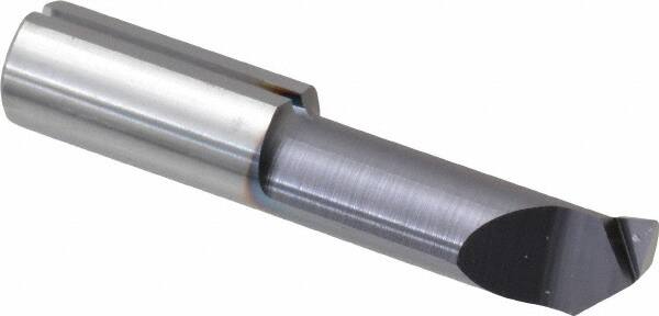 Iscar - 6.8mm Min Bore Diam, 19mm Max Bore Depth, 7mm Shank Diam, Boring Bar - Right Hand Cut, Solid Carbide, TiAlN Finish - Exact Industrial Supply