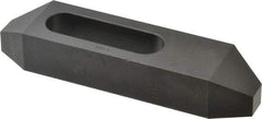 Gibraltar - 3/4" Stud, Steel, Plain Strap Clamp - 1-15/16" Travel, 6" OAL x 1-1/2" Wide x 1" High, Black Oxide Finish, Tapered Nose - Benchmark Tooling