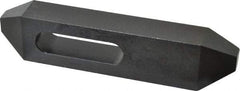 Gibraltar - 3/4" Stud, Steel, Plain Strap Clamp - 2-3/16" Travel, 8" OAL x 1-3/4" Wide x 1-1/8" High, Black Oxide Finish, Tapered Nose - Benchmark Tooling