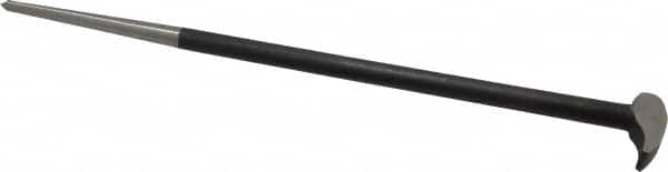 Value Collection - 20" OAL Rolling Head Pry Bar - 5/8" Wide, Chrome Vanadium - Benchmark Tooling