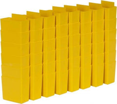 Quantum Storage - 1.8" Wide x 3" High, Yellow Bin Cup - Use with Quantum Storage Systems - Shelf Bin - Benchmark Tooling