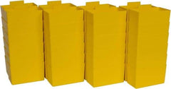 Quantum Storage - 2.8" Wide x 3" High, Yellow Bin Cup - Use with Quantum Storage Systems - Shelf Bin - Benchmark Tooling