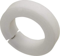 Climax Metal Products - 1-1/2" Bore, Plastic, One Piece One Piece Split Shaft Collar - 2-3/8" Outside Diam, 9/16" Wide - Benchmark Tooling