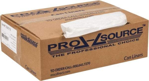 PRO-SOURCE - 0.31 mil Thick, Household/Office Trash Bags - 30" Wide x 36" High, Clear - Benchmark Tooling