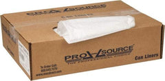 PRO-SOURCE - 0.35 mil Thick, Household/Office Trash Bags - 33" Wide x 39" High, Clear - Benchmark Tooling