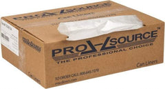 PRO-SOURCE - 0.47 mil Thick, Household/Office Trash Bags - 38" Wide x 58" High, Clear - Benchmark Tooling