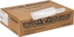 PRO-SOURCE - 0.39 mil Thick, Household/Office Trash Bags - 40" Wide x 46" High, Clear - Benchmark Tooling