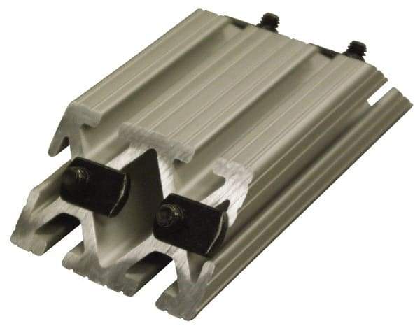 80/20 Inc. - 1-1/2" Wide, 6" High, Open Shelving Polymer Shelf - Aluminum, Use with Series 15 - 1530 Extrusion - Benchmark Tooling