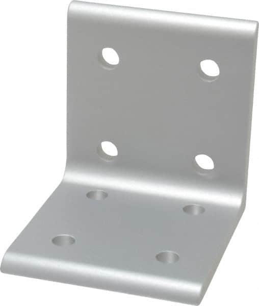 80/20 Inc. - 2.81" Wide, 3" High, Open Shelving 8 Hole Inside Corner Bracket - Aluminum, 3" Deep, Use with Series 15 & Bolt Kit 3320 - Benchmark Tooling