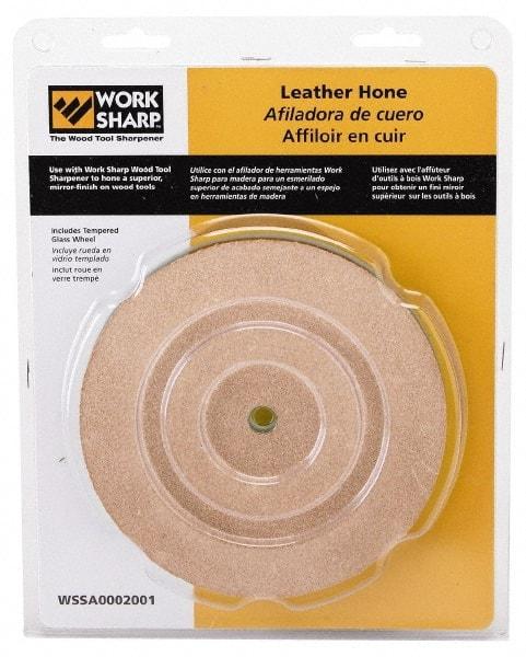 Work Sharp - 6 Inch Outside Diameter Leather Hone Kit - Work Sharp 3000 Machine Compatible - Benchmark Tooling