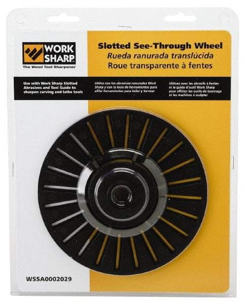 Work Sharp - 6 Inch Outside Diameter Slotted Wheel - Work Sharp 3000 Machine Compatible - Benchmark Tooling