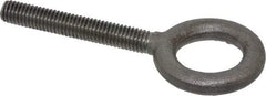 Gibraltar - 1,400 Lb Capacity, Steel, 3/8-16 Thread, Lifting Eye Bolt - Fully Threaded, 2-1/2" Shank, 2-1/2" Thread Length, No Shoulder - Benchmark Tooling