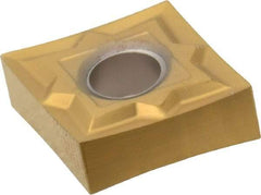 Seco - CNGP430.5 MF1 Grade CP200 Carbide Turning Insert - TiAlN/TiN Finish, 80° Diamond, 1/2" Inscr Circle, 3/16" Thick, 0.0078" Corner Radius - Benchmark Tooling