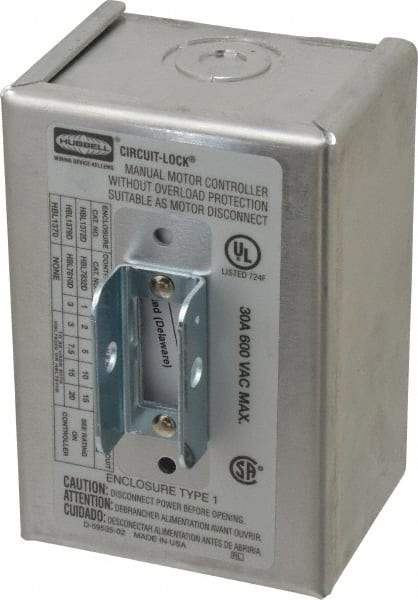 Hubbell Wiring Device-Kellems - Cam and Disconnect Switch Enclosure - For Use with 30 Amp Disconnect Switches - Benchmark Tooling