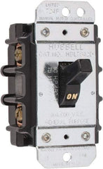 Hubbell Wiring Device-Kellems - 2 Poles, 40 Amp, Open Toggle Manual Motor Starter - 15 hp, CSA Certified & UL Listed - Benchmark Tooling