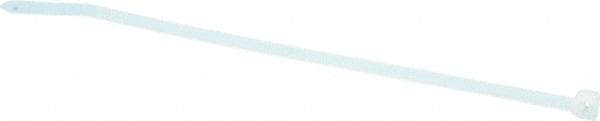 Thomas & Betts - 5.6" Long Natural (Color) Nylon Standard Cable Tie - 30 Lb Tensile Strength, 1.21mm Thick, 1-1/4" Max Bundle Diam - Benchmark Tooling