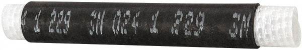 3M - 203mm Long, 2:1, EPDM Rubber Cold Shrink Electrical Tubing - Black - Benchmark Tooling
