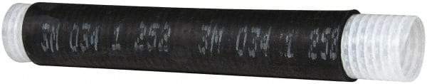 3M - 229mm Long, 2:1, EPDM Rubber Cold Shrink Electrical Tubing - Black - Benchmark Tooling