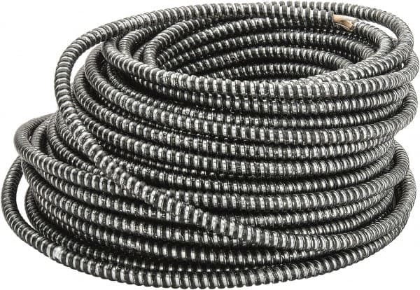 AFC CABLE - THHN, 10 AWG, 30 Amp, 125' Long, Solid Core, 2 Strand Building Wire - Black, Thermoplastic Insulation - Benchmark Tooling