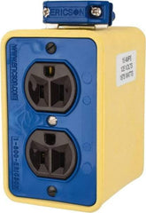 Conductix - Plastic Rectangle Outlet Box - 4-1/2" Overall Height x 2-1/2" Overall Width - Benchmark Tooling