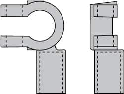 Noco - Automotive Battery 4/0 Left Elbow Terminal - Positive Polarity - Benchmark Tooling