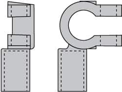 Noco - Automotive Battery 3/0 Right Elbow Terminal - Negative Polarity - Benchmark Tooling