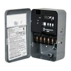 Intermatic - 7 Day Indoor Digital Electronic Timer Switch - 42 On/Off per wk, 240 VAC, 60 Hz, - Benchmark Tooling