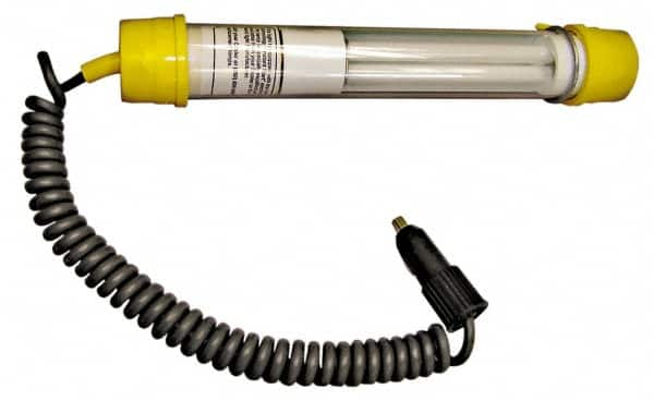 Made in USA - 12 Volt, 13 Watt, Black Fluorescent Work Lights - 1 Amps, 18/2 Wire Gage, PL/13 Special Lamp - Benchmark Tooling