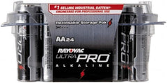 Rayovac - Size AA, Alkaline, 24 Pack, Standard Battery - 1.5 Volts, Button Tab Terminal - Benchmark Tooling