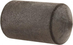 Made in USA - 1" Max Diam x 1-3/4" Long, Cone, Rubberized Point - Medium Grade, Silicon Carbide, 1/4" Arbor Hole, Unmounted - Benchmark Tooling