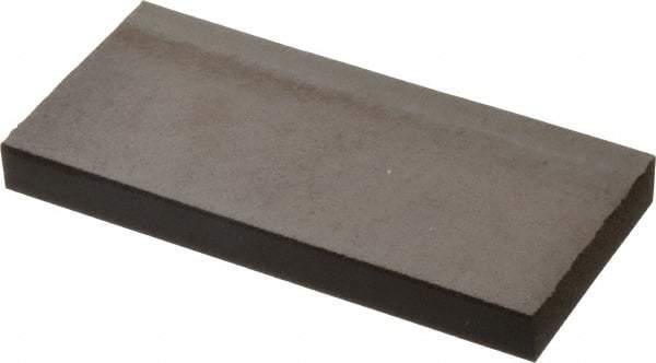 Made in USA - 2" Wide x 4" Long x 3/8" Thick, Rectangular Abrasive Stick - Medium Grade - Benchmark Tooling