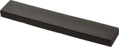 Made in USA - 1" Wide x 6" Long x 3/8" Thick, Rectangular Abrasive Stick - Medium Grade - Benchmark Tooling