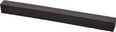 Made in USA - 1/2" Wide x 6" Long x 1/2" Thick, Square Abrasive Stick - Medium Grade - Benchmark Tooling