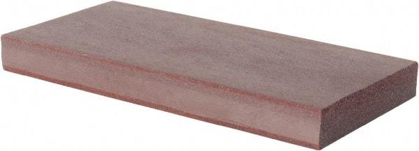 Made in USA - 2" Wide x 4" Long x 3/8" Thick, Rectangular Abrasive Stick - Fine Grade - Benchmark Tooling