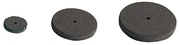 Made in USA - 1-1/2" Diam x 1/4" Hole x 1/2" Thick, 240 Grit Surface Grinding Wheel - Aluminum Oxide/Silicon Carbide Blend, Very Fine Grade, 15,000 Max RPM - Benchmark Tooling