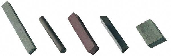 Made in USA - 5/8" Diam x 6" Long, Round Abrasive Pencil - Extra Fine Grade - Benchmark Tooling