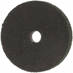 Made in USA - 1-1/2" Diam x 1/4" Hole x 3/16" Thick, 46 Grit Surface Grinding Wheel - Aluminum Oxide/Silicon Carbide Blend, Coarse Grade, 15,000 Max RPM - Benchmark Tooling