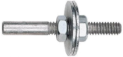 Made in USA - 1/4" Shank Rubberized Abrasive Point Mandrel - 1/4" Hole Compatibility, for Small Wheels - Benchmark Tooling