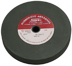 Made in USA - 8" Diam x 1/2" Hole x 3/4" Thick, 240 Grit Surface Grinding Wheel - Aluminum Oxide/Silicon Carbide Blend, Very Fine Grade, 2,600 Max RPM - Benchmark Tooling