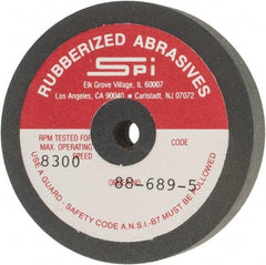 Made in USA - 2-1/2" Diam x 1/4" Hole x 3/8" Thick, 240 Grit Surface Grinding Wheel - Aluminum Oxide/Silicon Carbide Blend, Very Fine Grade, 8,300 Max RPM - Benchmark Tooling